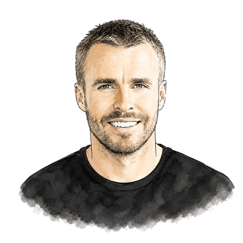 Illustrated portrait of Freddie Hickman